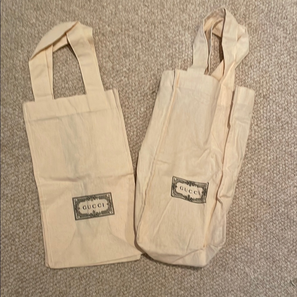 Gucci Cream Shoe Bags